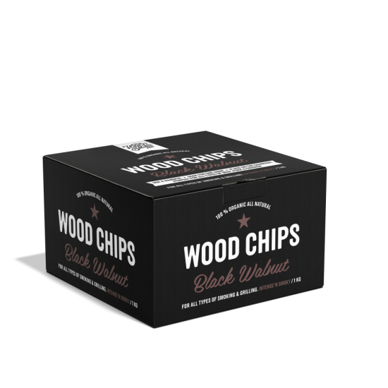 HOLY SMOKE CHIPS BLACK WALNUT 1 KG i gruppen Mat & Dryck / Mat hos Familjekortet Sverige AB (10020_HSBBQ-1-SCBLWAL)