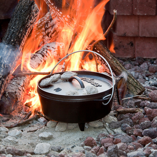 Djup Gjutjärn Camp Dutch Oven, 9,5 liter i gruppen Hem / Kök & Matlagning / Kökstillbehör hos Familjekortet Sverige AB (10020_L14DCO3-)