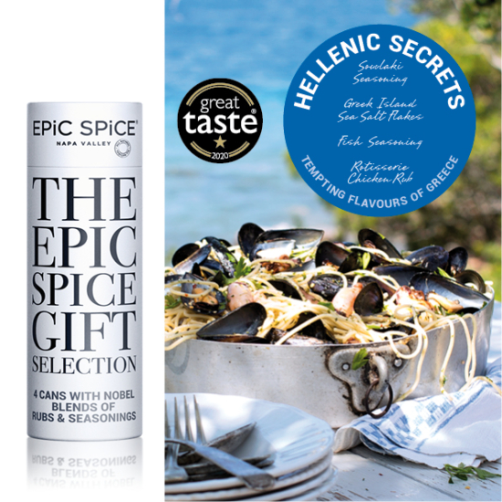 Hellentic Secrets/Tempting Flavours of GREECE  - Epic Spice i gruppen Mat & Dryck / Mat hos Familjekortet Sverige AB (10020_TUBEHELLASx4)