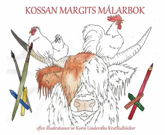 Kossan Margits Målarbok i gruppen Böcker / Barnböcker hos Familjekortet Sverige AB (10074_9789185903689)