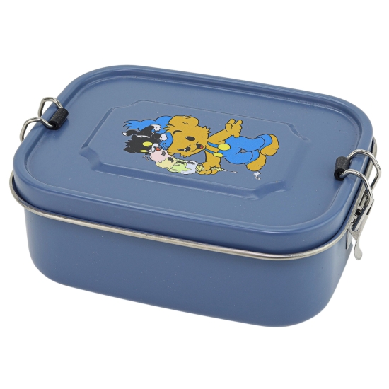 Bamse lunchlåda för barn i stål - blå i gruppen Sport & Fritid / Friluftsliv hos Familjekortet Sverige AB (10093_3879)