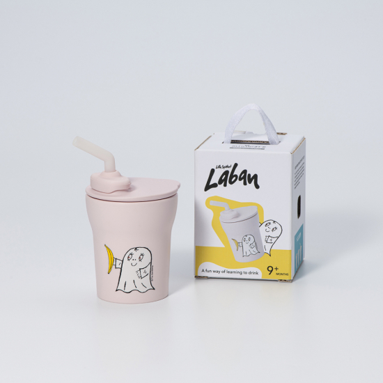 Spöket Laban 1-2-3 Sip! Barnmugg - Cotton Candy i gruppen Barn & Baby / Äta & Dricka hos Familjekortet Sverige AB (10248_LBCPC)