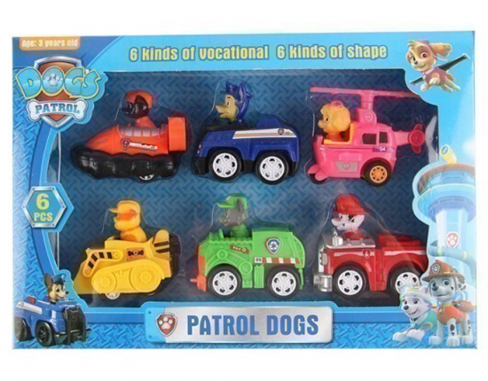 6 st Paw Patrol Deluxe Set Leksaksfigurer i gruppen Barn & Baby / Leksaker hos Familjekortet Sverige AB (10257_AZ1035)