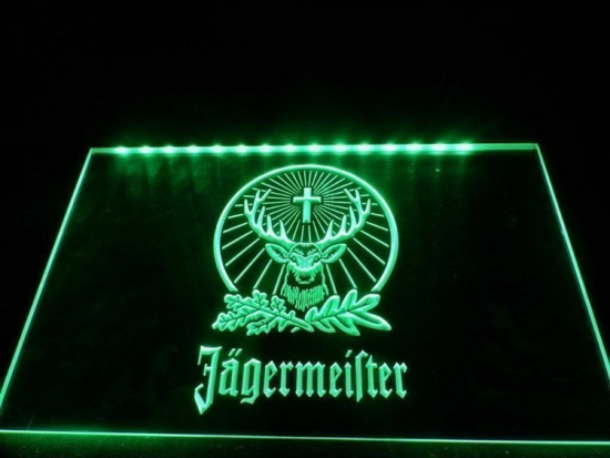 JÄGERMEISTER NEON LJUS PUB LIGHT SKYLT SIGN NR i gruppen Hem / Inredning / Tavlor & Posters hos Familjekortet Sverige AB (10257_AZ1081)